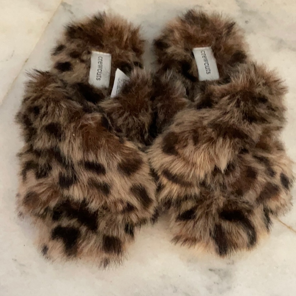 NWOT Jcrew crewcuts open toe Criss cross slippers